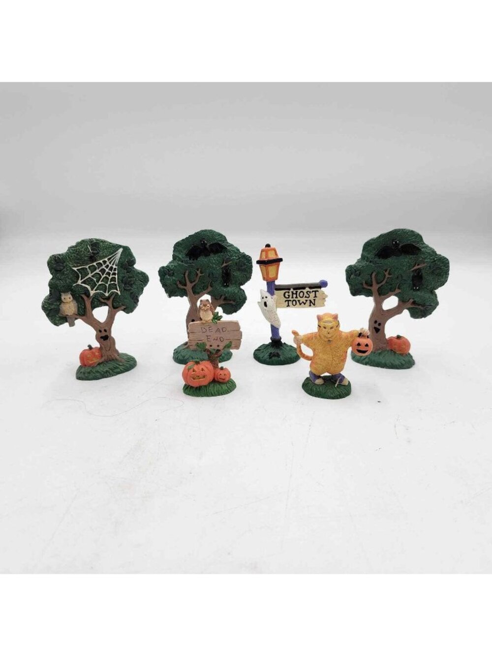 Midwest Importers Of Cannon Falls Halloween Village Accessories Vintage